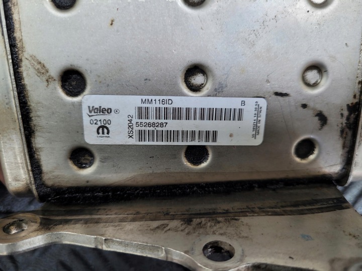 фото №6, Радиаторов радиатор egr датчик 55268287 jeep cherokee v kl 2.2 crd lau61