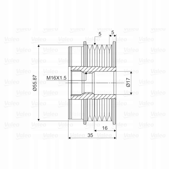 фото №4, Колесо пасове генератора val588051