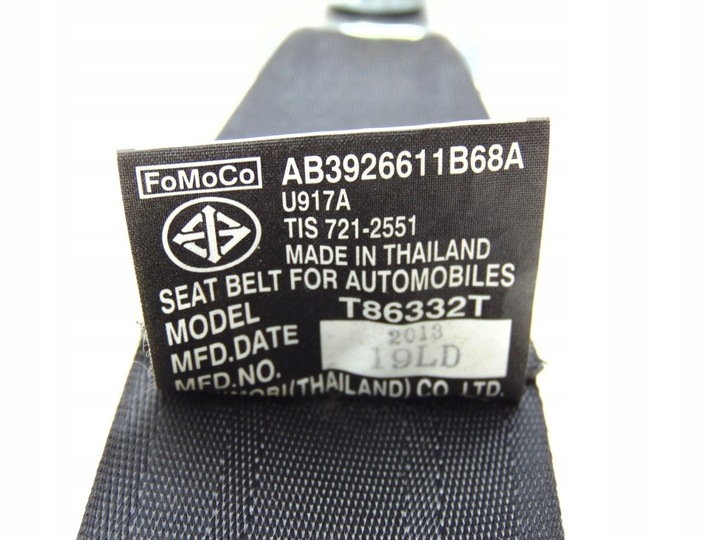 фото №6, Pas безопасности зад правые левый ford ranger v