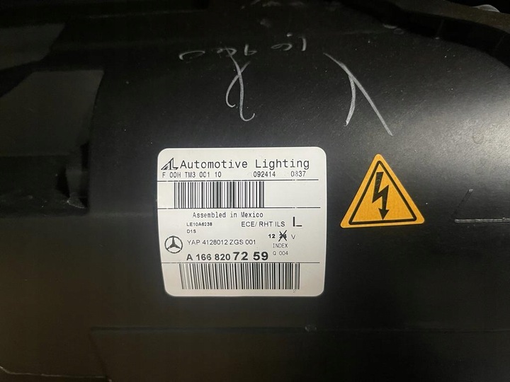 фото №8, Mercedes ml 166 w166 лампа передняя левая ксенон led ils