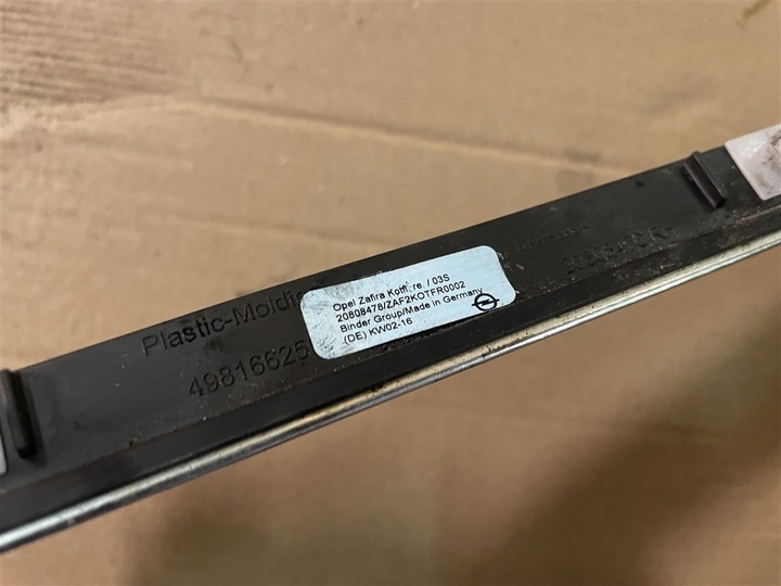 фото №5, Планка хром крыльев перед правые opel zafira c tourer модель: 2011-2016r.