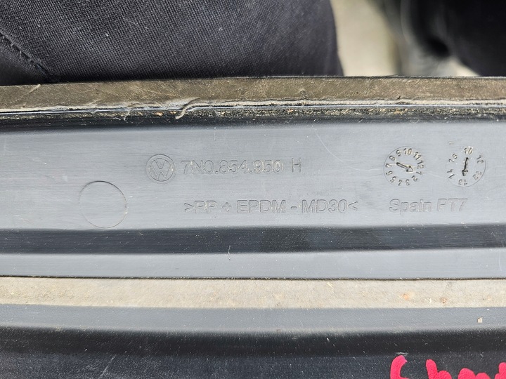 фото №7, Vw sharan ii планка двері права задня зад 7n0854950h
