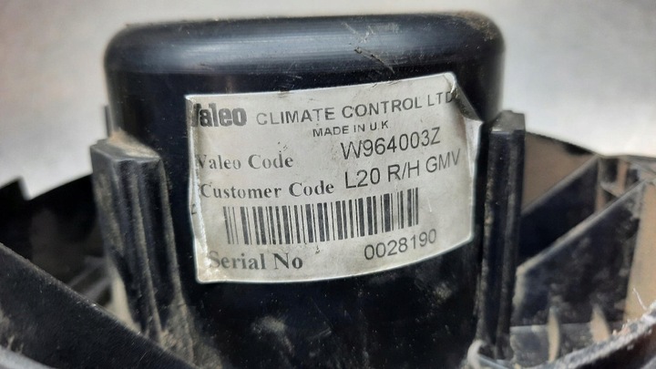 фото №8, Вентилятор нагревателя w964003z land rover freelander i 98-06r eu