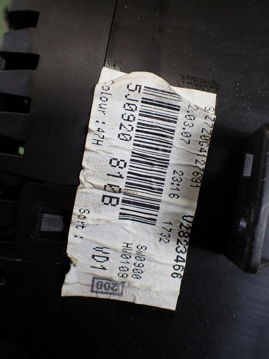 фото №8, Спидометр приборы skoda roomster 1.6 b 07r 5j0920810b ac53111438 v2823466