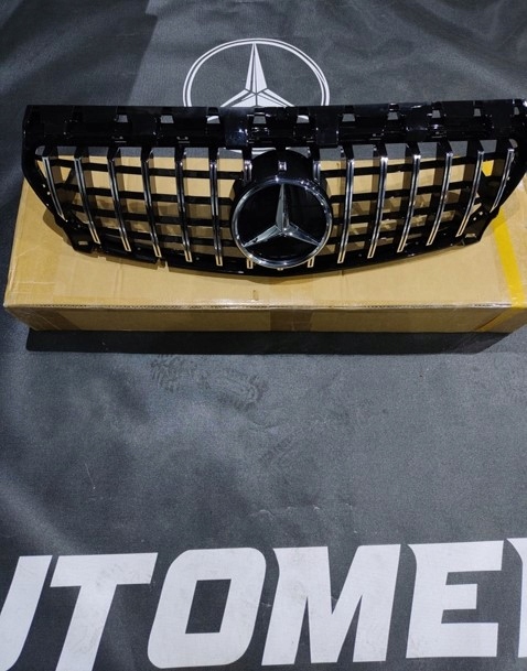 фото №9, Mercedes cla w117 13-19 решётка радиатора gt panamericana