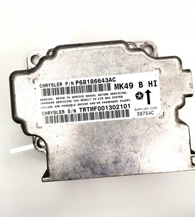 фото №1, Модуль датчик подушка безопасности jeep chrysler p68186643ac