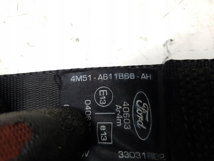 фото №4, Pas безопасности правые зад ford focus mk2 ii