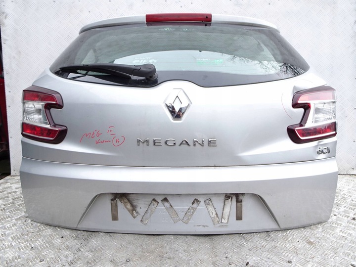 фото №9, Крышка зад kpl. renault megane iii универсал
