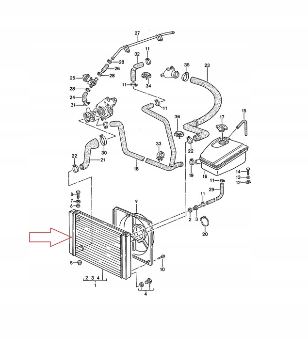 фото №11, Радиаторов porsche 968 кабриолет 3.0 oe: 95110603106 / 95110603108 новая!!!