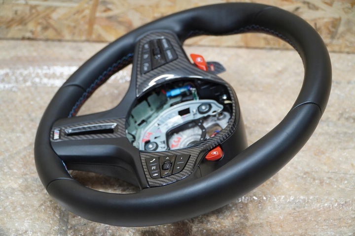 фото №12, Руль карбон bmw 2 m2 g87 24r рестайлинг 9882877 7857779 3tyśkm идеальное состояние новая