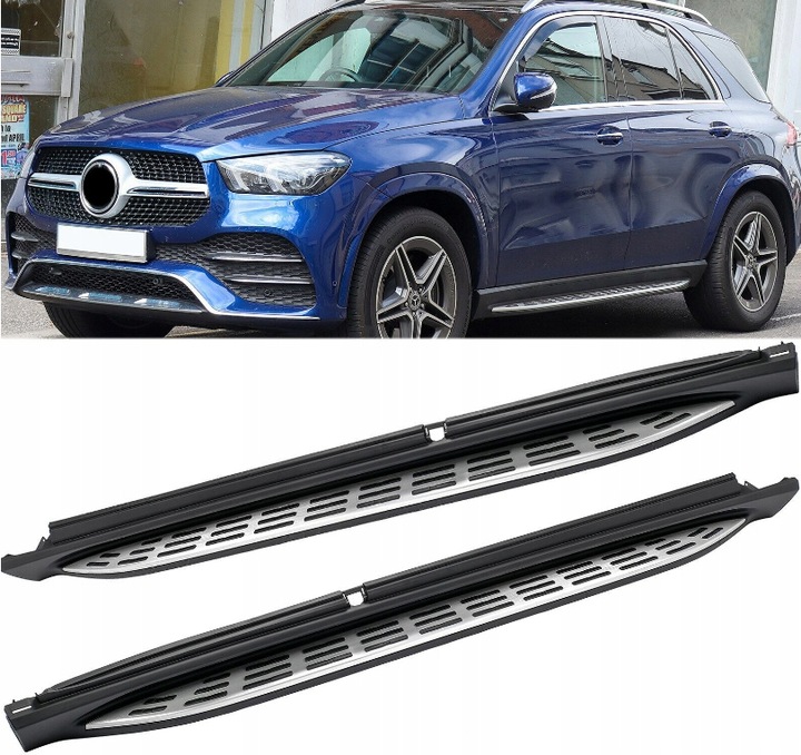 фото №1, Градусы пороги боковые mercedes gle w167 v167 хром