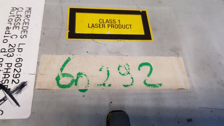 фото №7, Радіо cd радіопрогравач a2038202286 mercedes w203