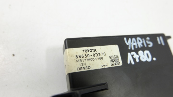фото №6, Toyota yaris ii модуль блок керування  88650-0d270