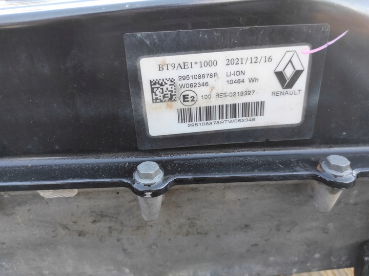фото №6, Батарея акумулятор renault captur ii e-tech bt9ae1 1000 295108878r