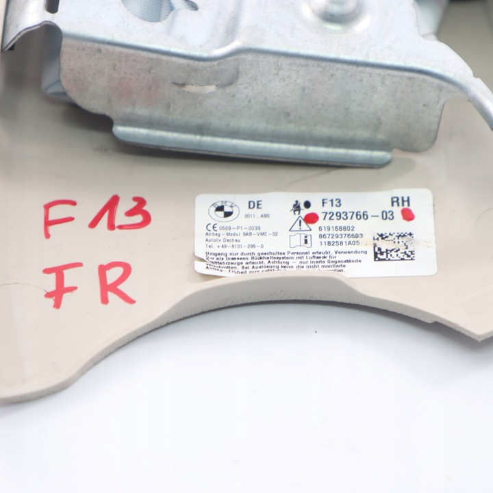 фото №12, Bmw f06 f13 подушка безопасности сиденья правые перед белая кожа 7293766