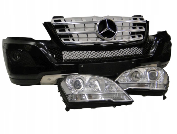 фото №1, Mercedes ml w164 164 рестайлінг бампер pts bez розпилювач