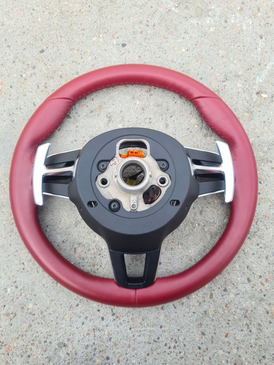 фото №6, Porsche 718 982 991 рестайлинг macan руль с подогревом кожаный лепестки