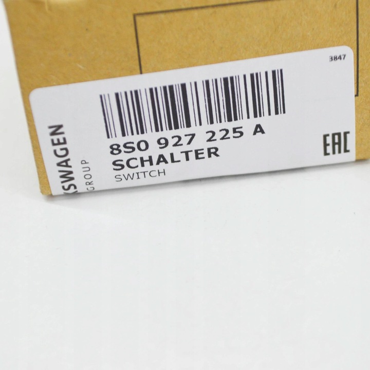 фото №8, Audi tt fv перемикач гальма стояночного 8s0927225a oem