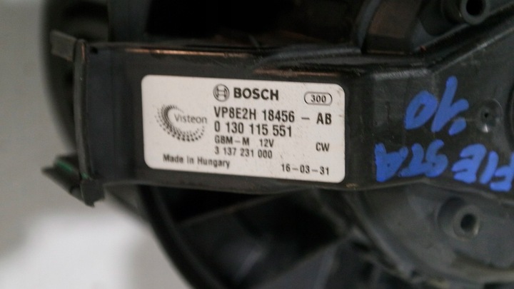 фото №9, Вентилятор нагрівача ford fiesta vp8e2h18456-ab