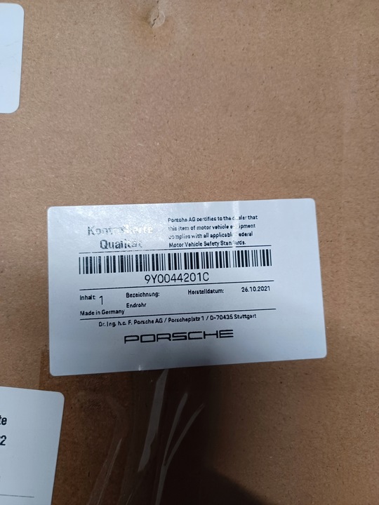 фото №5, Porsche cayenne 9y вихлоп наконечники