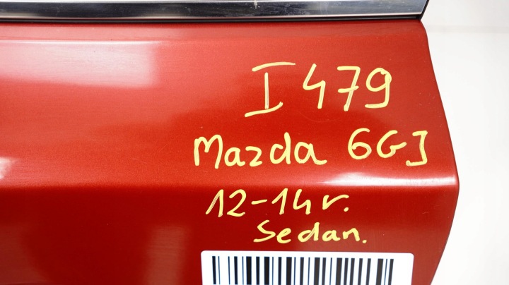 фото №9, Двері ліві зад задні mazda 6 gj 12-14r sedan