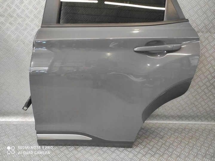 фото №12, Hyundai kona i двері передні ліві перед двері задні ліві зад сірий комплект