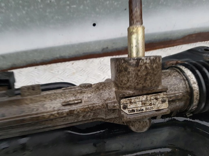 фото №6, Punto ii 99- 1.2 8v 60km рулевая рейка колонка b525