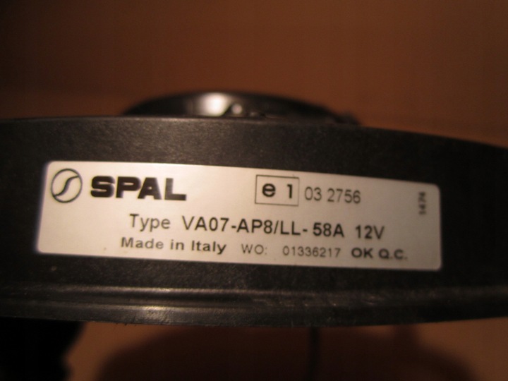 фото №4, Агрегат охолодження spal вентилятор va07-ap8/ll58a