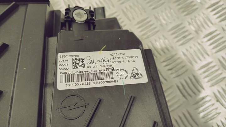 фото №10, Лампа opel grandland i рестайлінг 21-24 повний led 9850139280 оригінал європа права