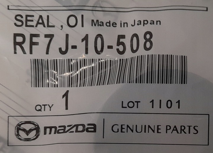 фото №9, Прокладка інжектора mazda 2.0d do кришка. zaw. mazda rf7j10508