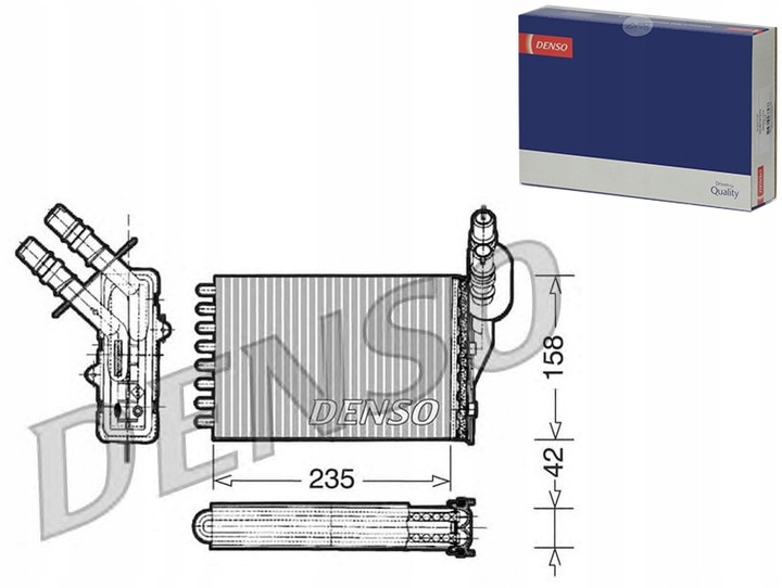 фото №1, Отопитель denso 7701044790 7701045552 krt228 rt6