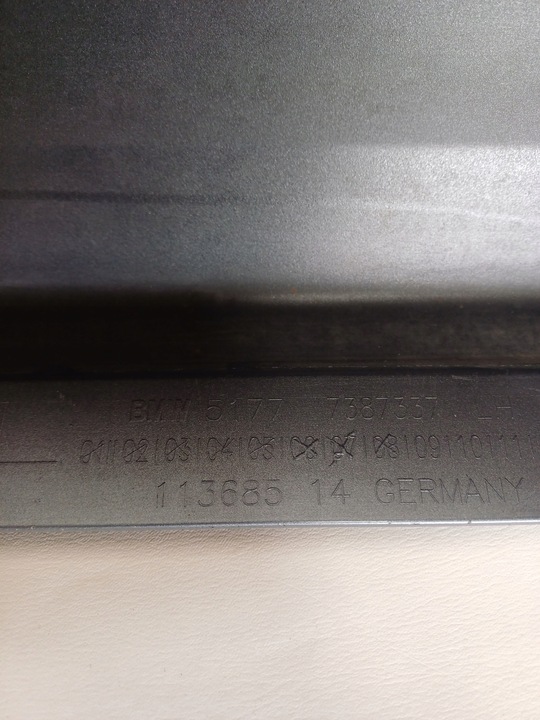 фото №12, Планка пороговая левая левый перед bmw 5 g30 g31