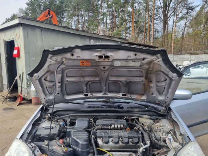 фото №9, Honda civic vii 00-04 2003 r. nh623m капот кришка двигуна