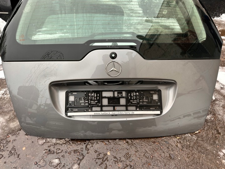 фото №5, Mercedes a клас w169 кришка зад задня багажника сірий 787