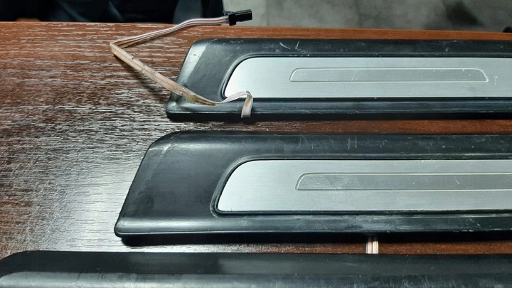 фото №14, Audi q7 4m планки порогові накладки підсвічуваний