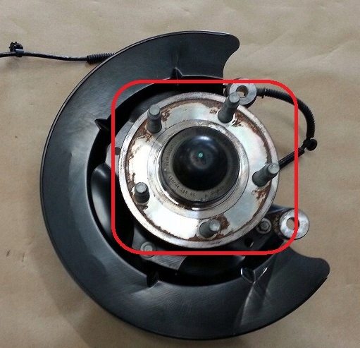 фото №1, 2005-2014 mustang ступица подшипник колёса перед передняя поворотный кулак