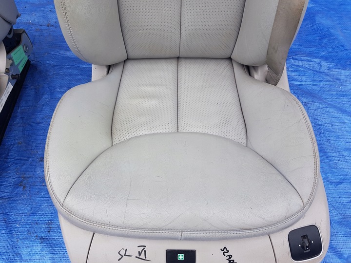 фото №9, Mercedes sl r230 w230 комплектные сиденья левый водителя правые пассажира комплект
