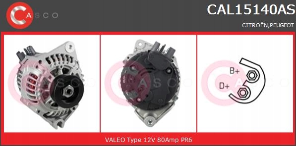 фото №1, Генератори casco cal15140as