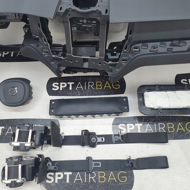 фото №10, Xc60 ii 2 панель консоль подушки ремни подушка безопасности резиновая накладка