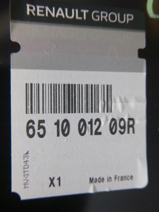фото №11, Капот крышка двигателя renault kangoo ii рестайлинг новая оригинальная 651001209r