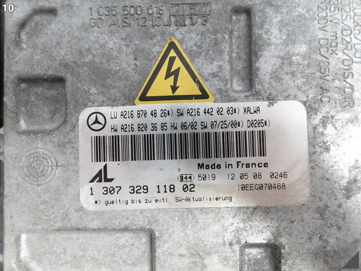 фото №11, Mercedes cl c216 amg 63 06-10 ксенон лампа чорна