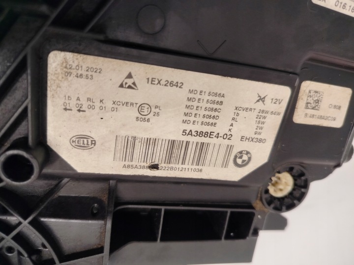 фото №9, Bmw g30 рестайлінг повний led адаптивний тінь фара права ліва