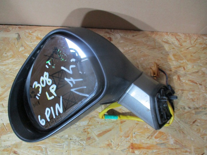 фото №9, Дзеркало ліві перед передні peugeot 308 t7 6 pin