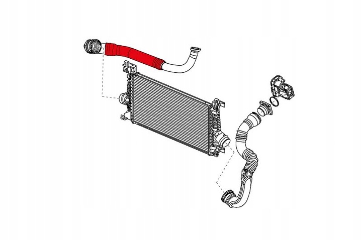 фото №14, Шланг інтеркулер opel astra j 1.7cdi