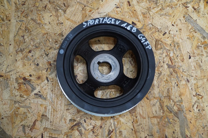 фото №1, Колесо ременное вала sportage v tucson iv 1.6 бензин g4fp оригинал новое 0km