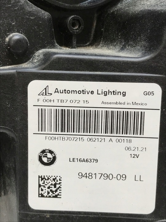 фото №12, Лампа правая laser bmw x5 g05 x6 g06 европа 9481790