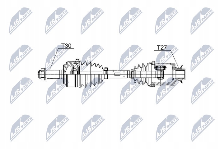 фото №2, Npw-hd-062 nty піввісь привідна honda cr-v 2.0,2.4 2