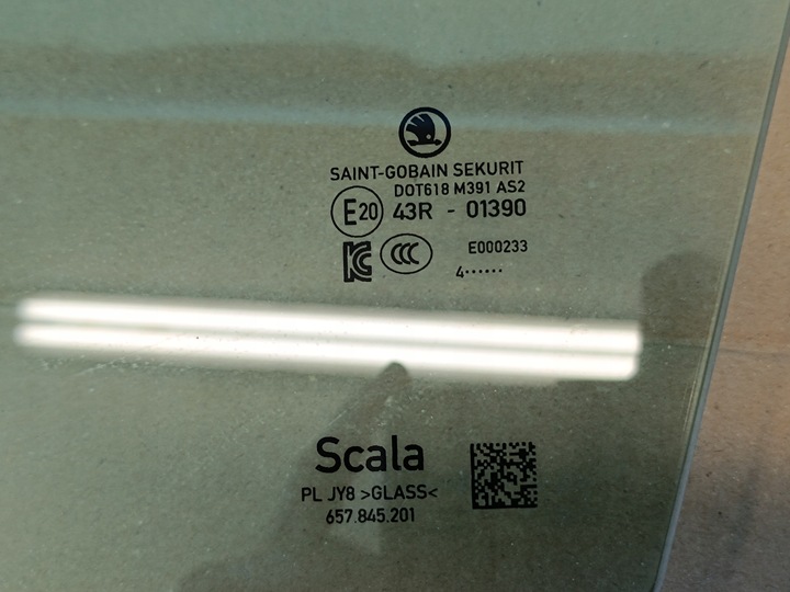 фото №9, Skoda scala рестайлинг 1.0 tsi стекло дверь левый перед з 2024 года as2 657845201