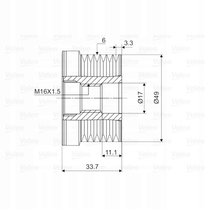 фото №9, Сцепление генератора valeo 588036