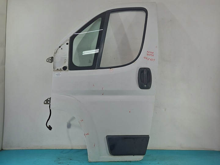 фото №2, Двері перед ліві peugeot boxer ii 06- білий